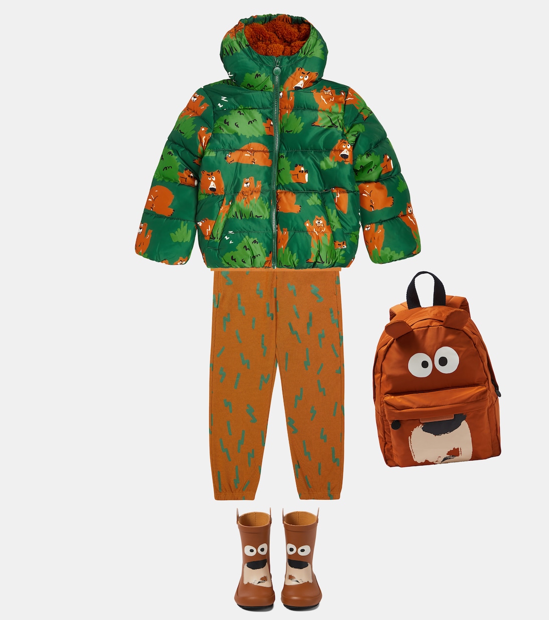 Printed puffer jacket | Stella McCartney Kids