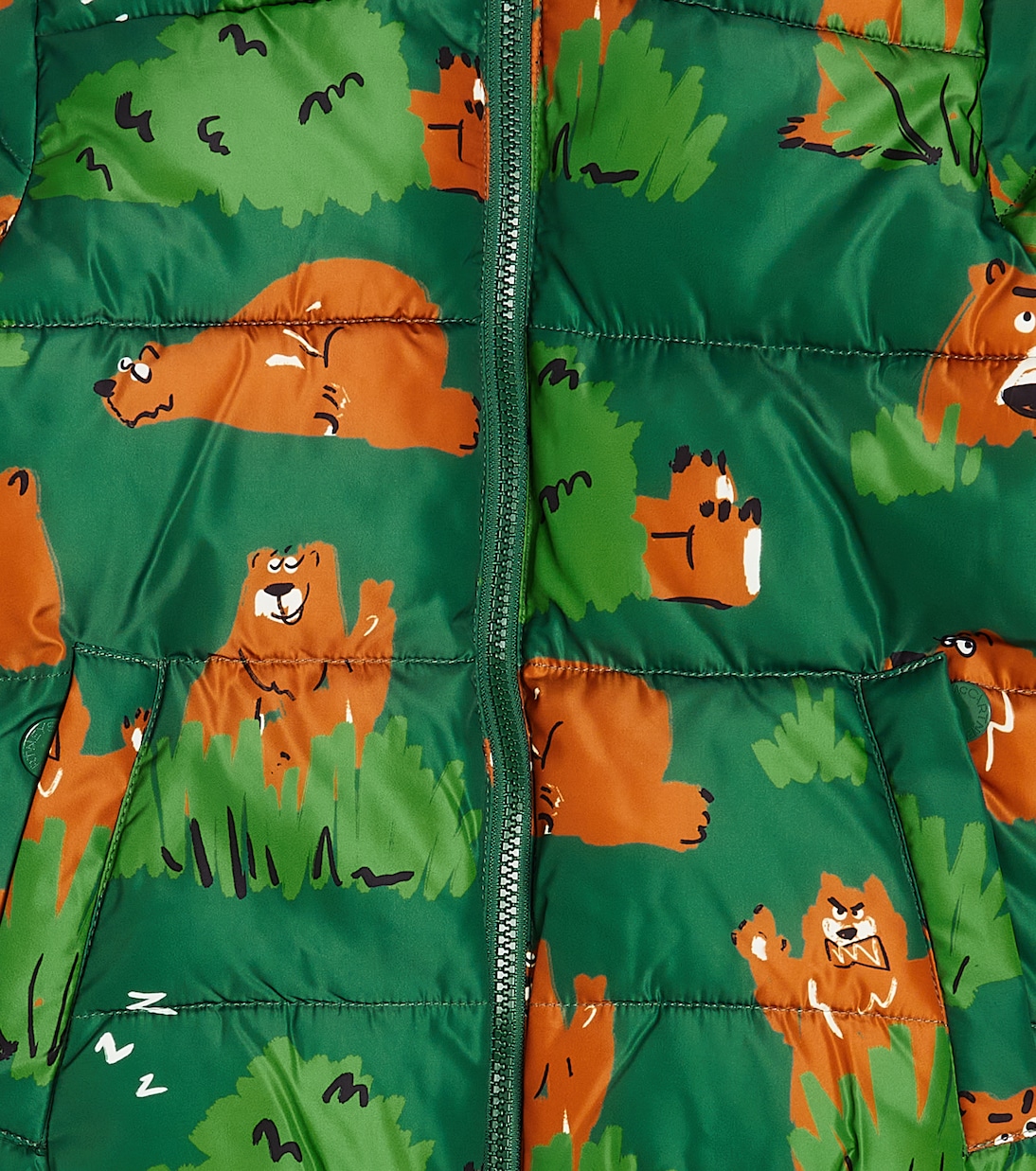 Printed puffer jacket | Stella McCartney Kids