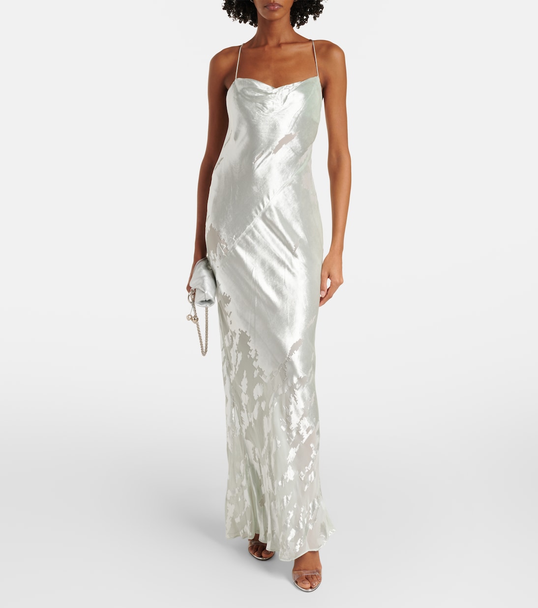 Abito lungo in velluto | The Sei