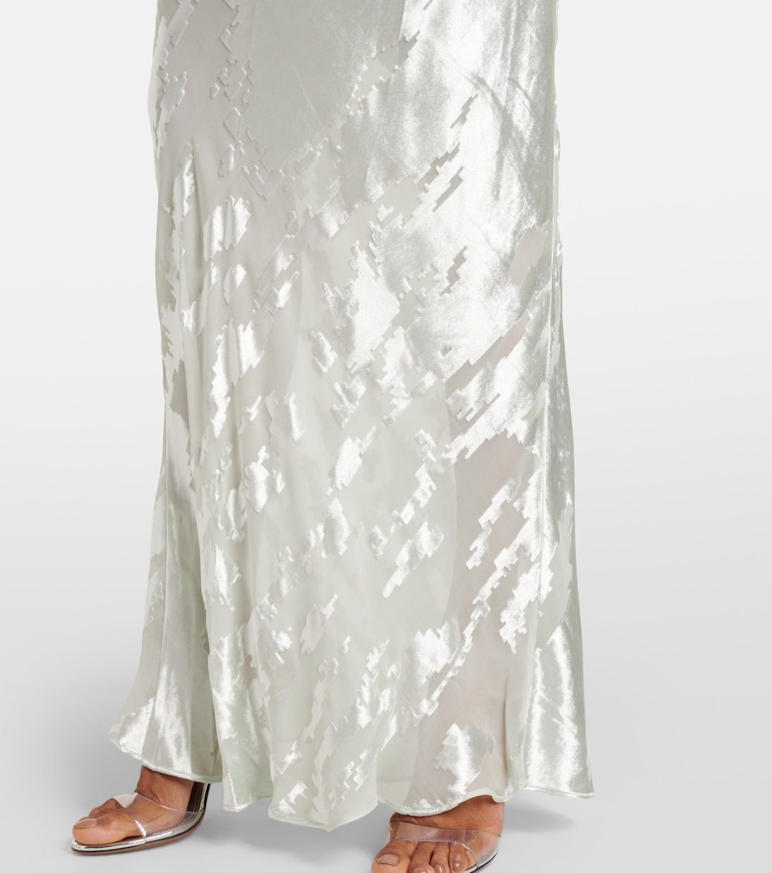 Abito lungo in velluto | The Sei