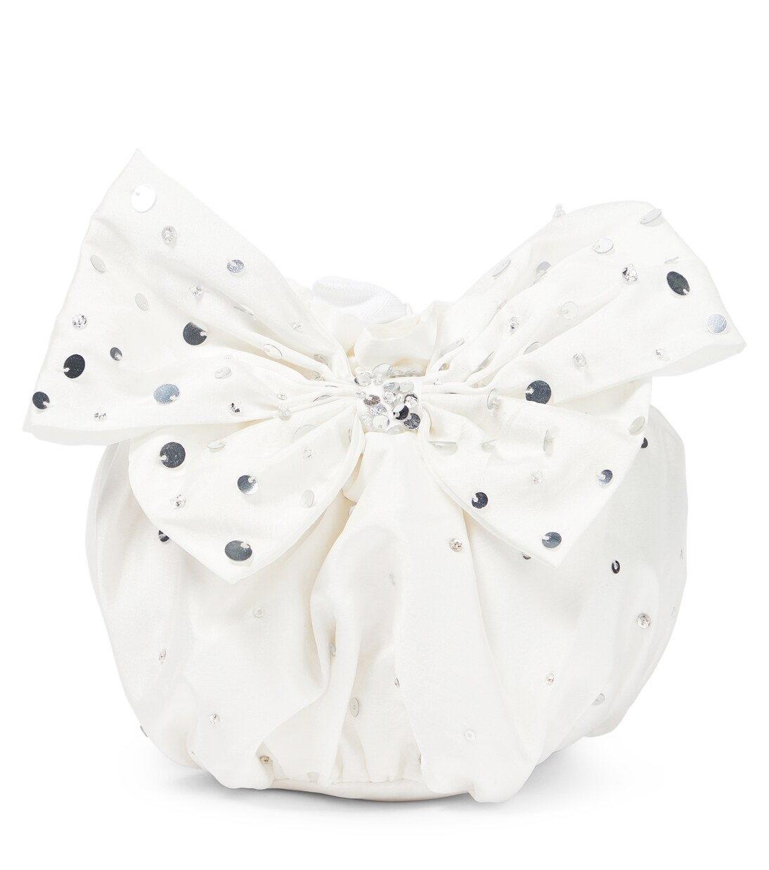 Bowette embellished satin shoulder bag | Tutu Du Monde