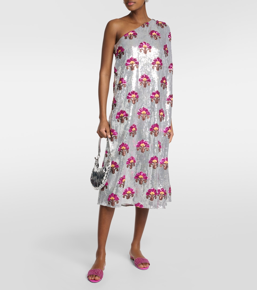 Embellished suede slides | Rene Caovilla