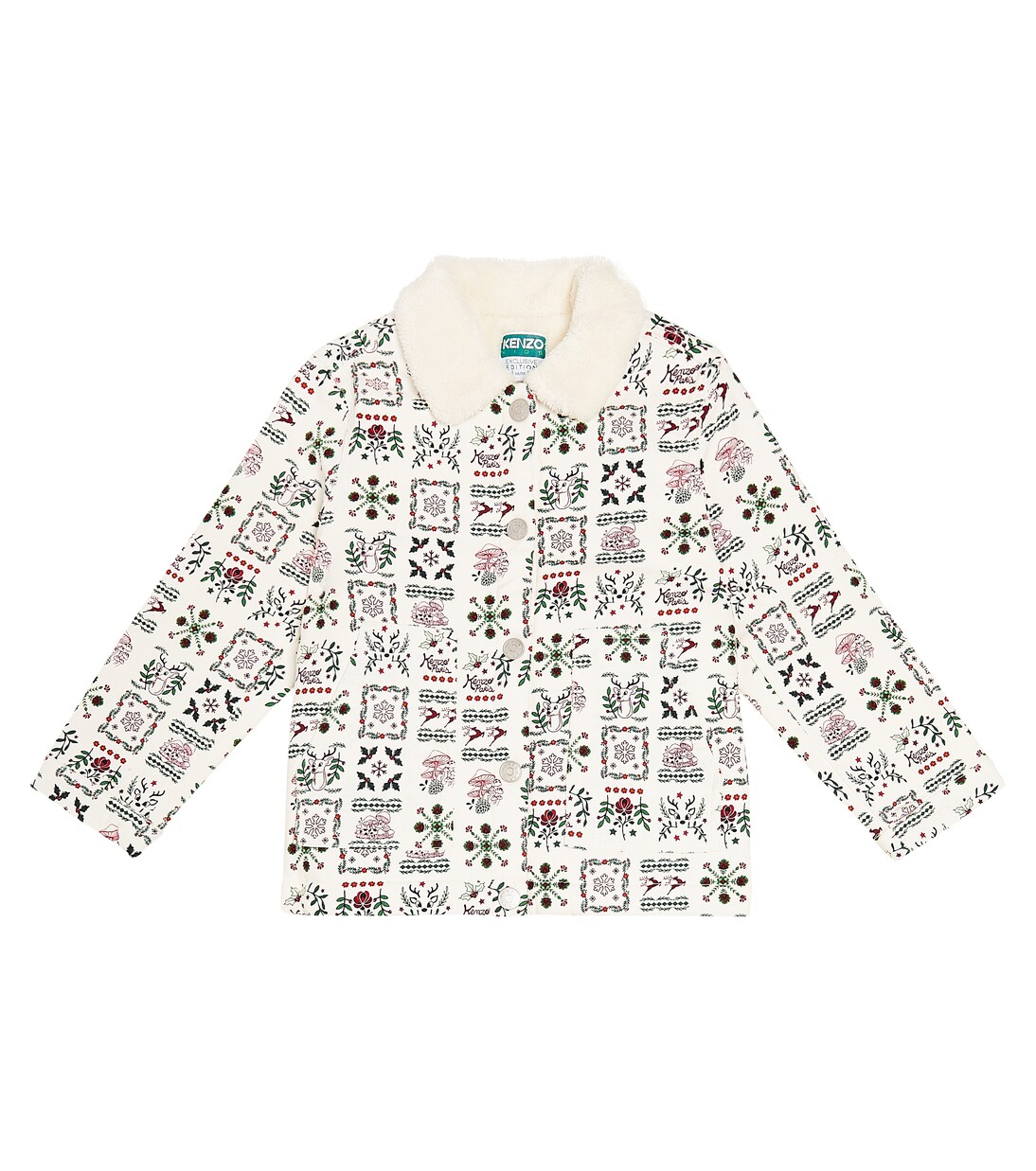 Printed cotton jacket | Kenzo Kids