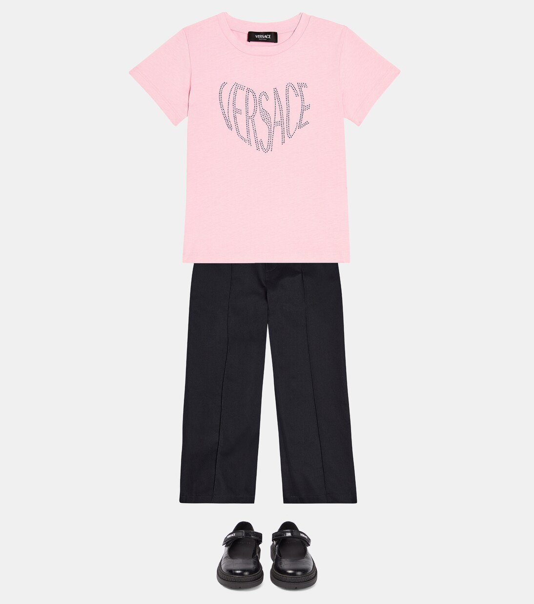 La Medusa leather sandals  | Versace Kids