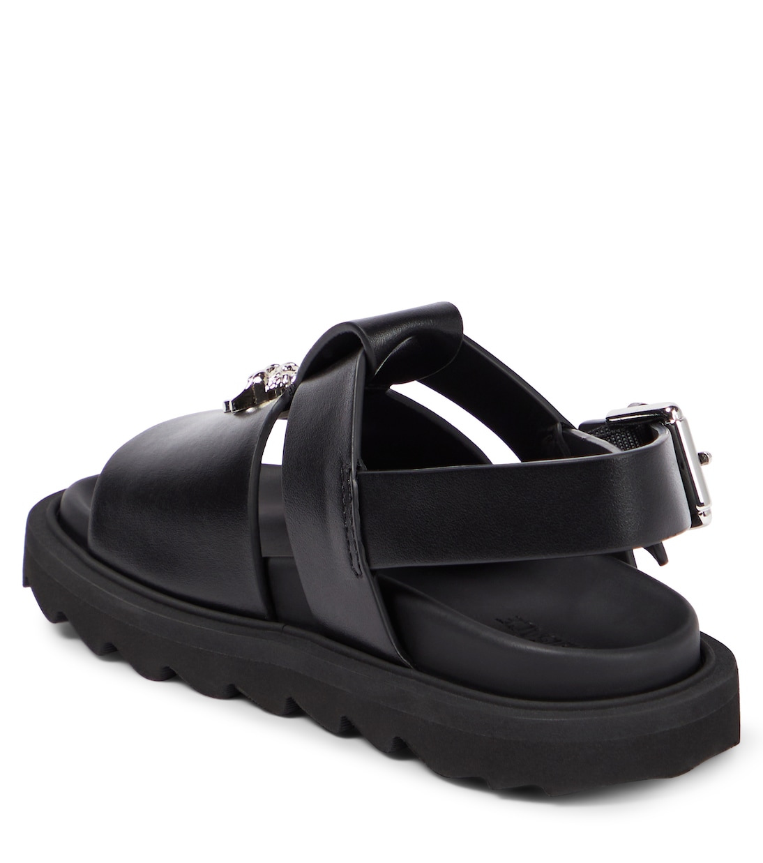 La Medusa leather sandals  | Versace Kids