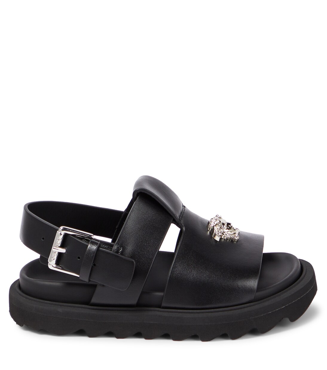 La Medusa leather sandals  | Versace Kids