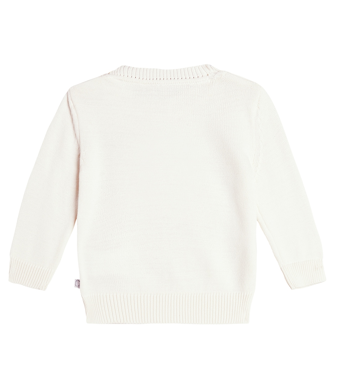 Baby - Pullover in cotone con intarsio | Stella McCartney Kids