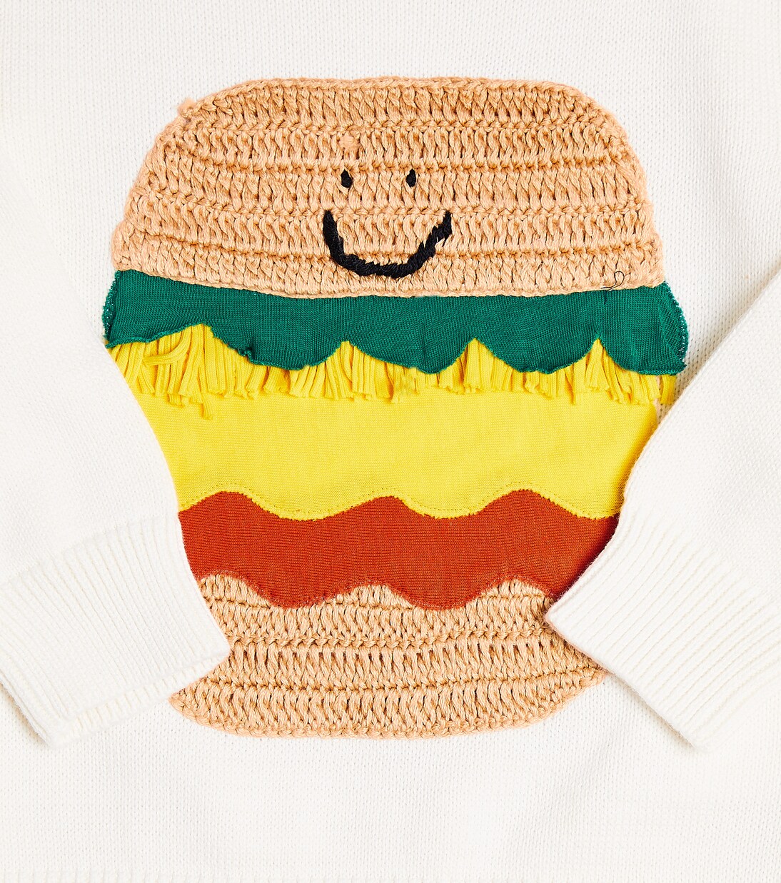 Baby - Pullover in cotone con intarsio | Stella McCartney Kids
