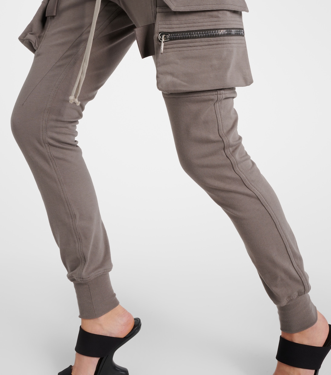 High-Rise-Cargohose aus Baumwolle | Rick Owens