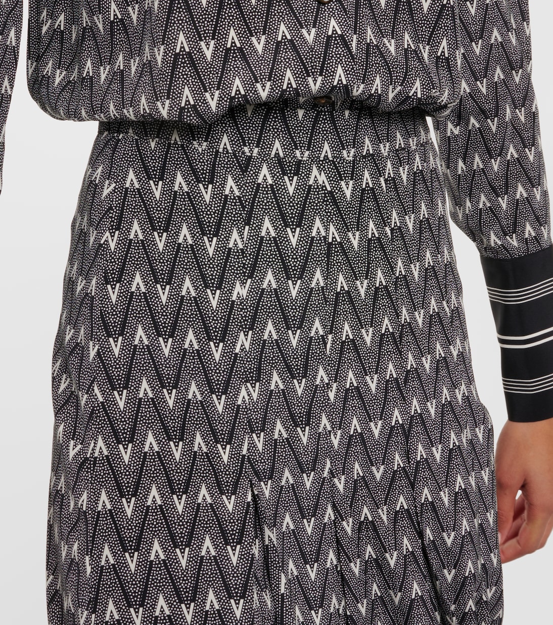 Midirock Norris aus einem Seidengemisch | Veronica Beard