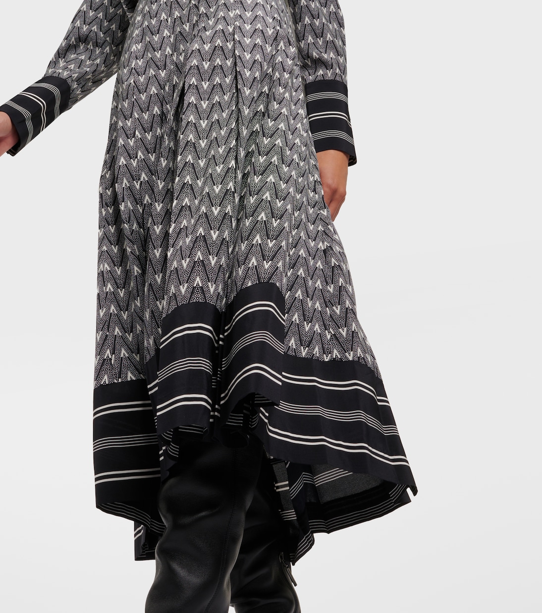 Midirock Norris aus einem Seidengemisch | Veronica Beard