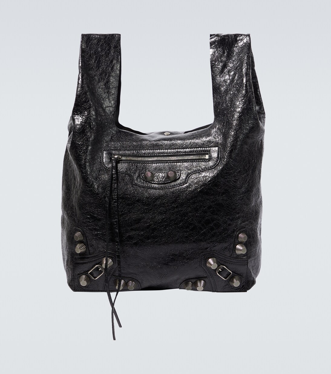 Le Cagole leather tote bag | Balenciaga