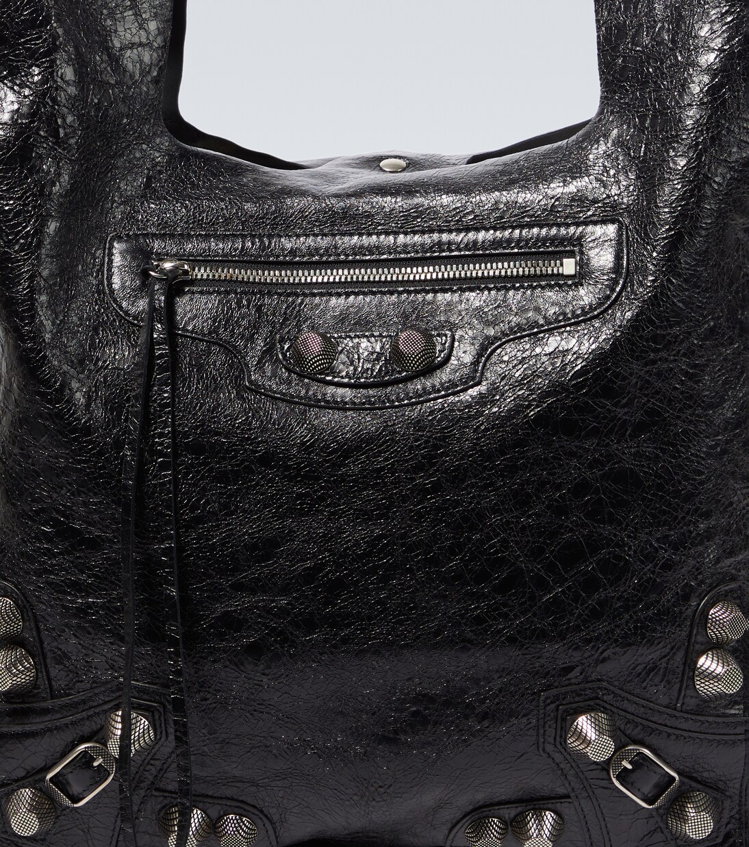 Le Cagole leather tote bag | Balenciaga