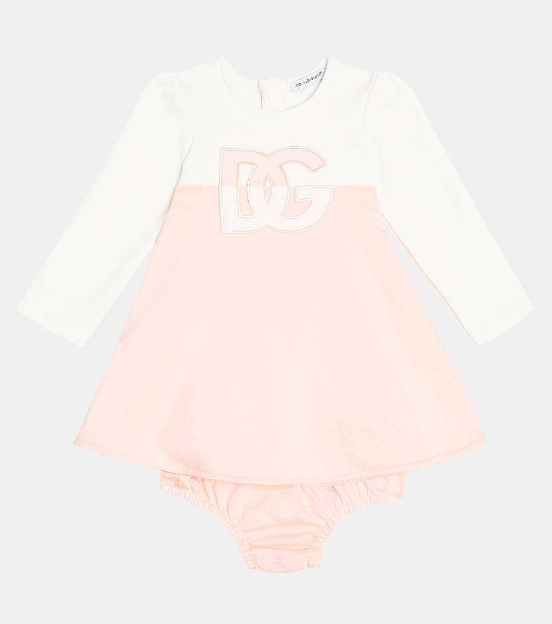 Baby - Abito DG in cotone | Dolce&Gabbana Kids