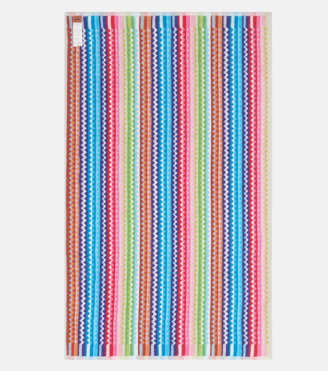 Riverbero set of 2 Zigzag cotton terry towels | Missoni
