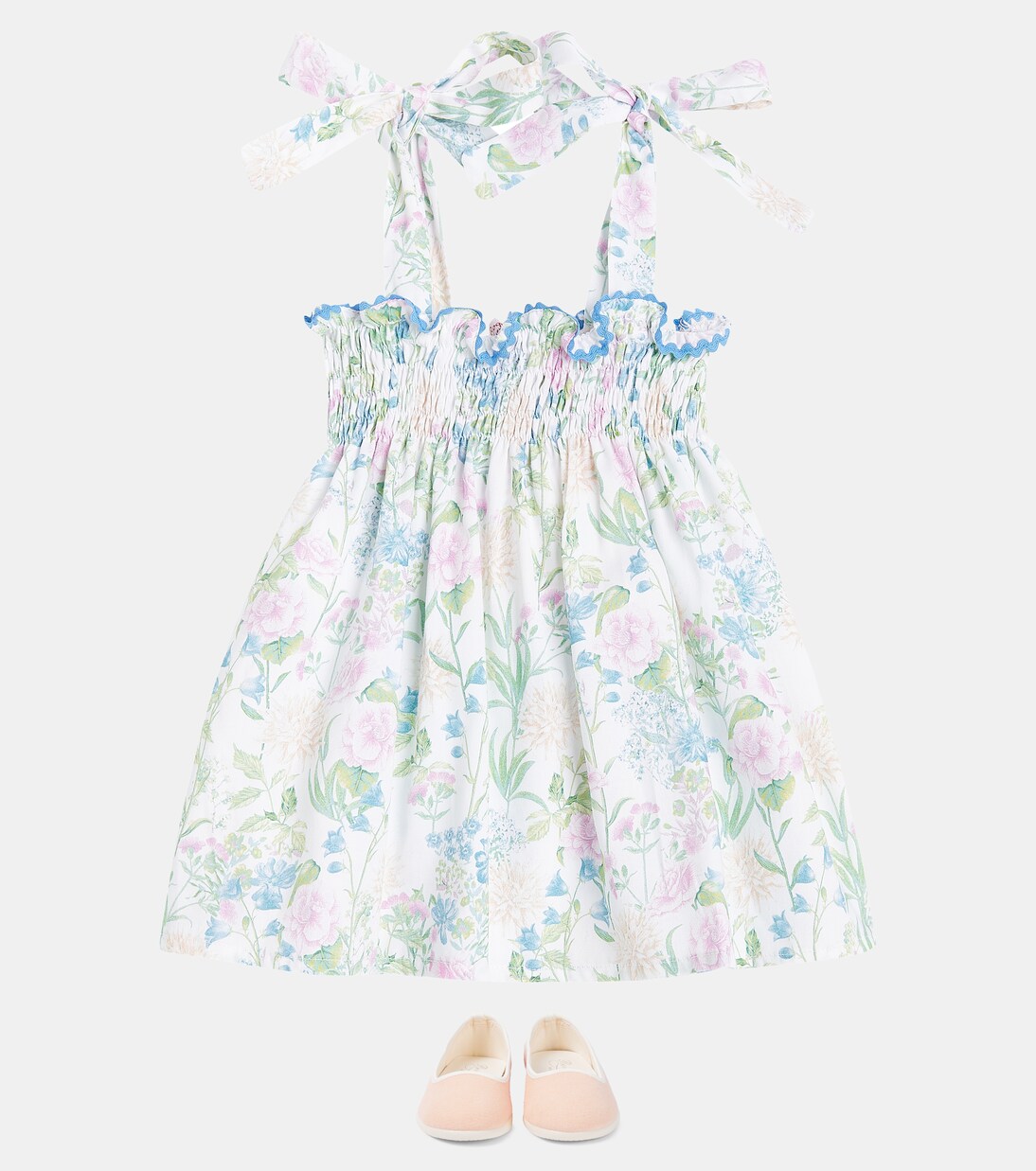 Ana floral cotton top | La Coqueta