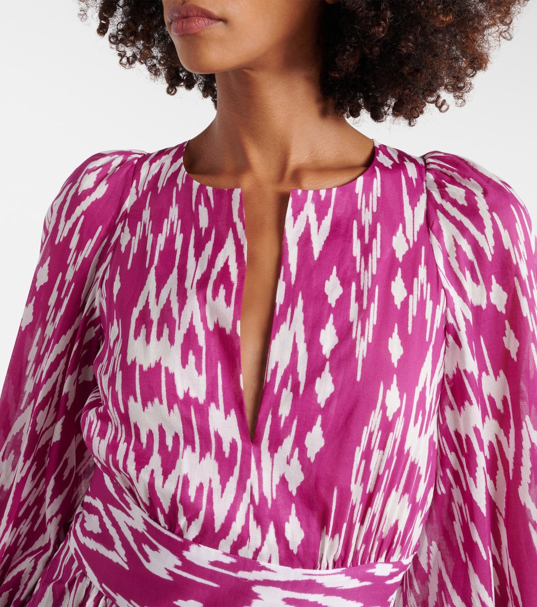 Robe longue Tornado imprimée en coton | Eres