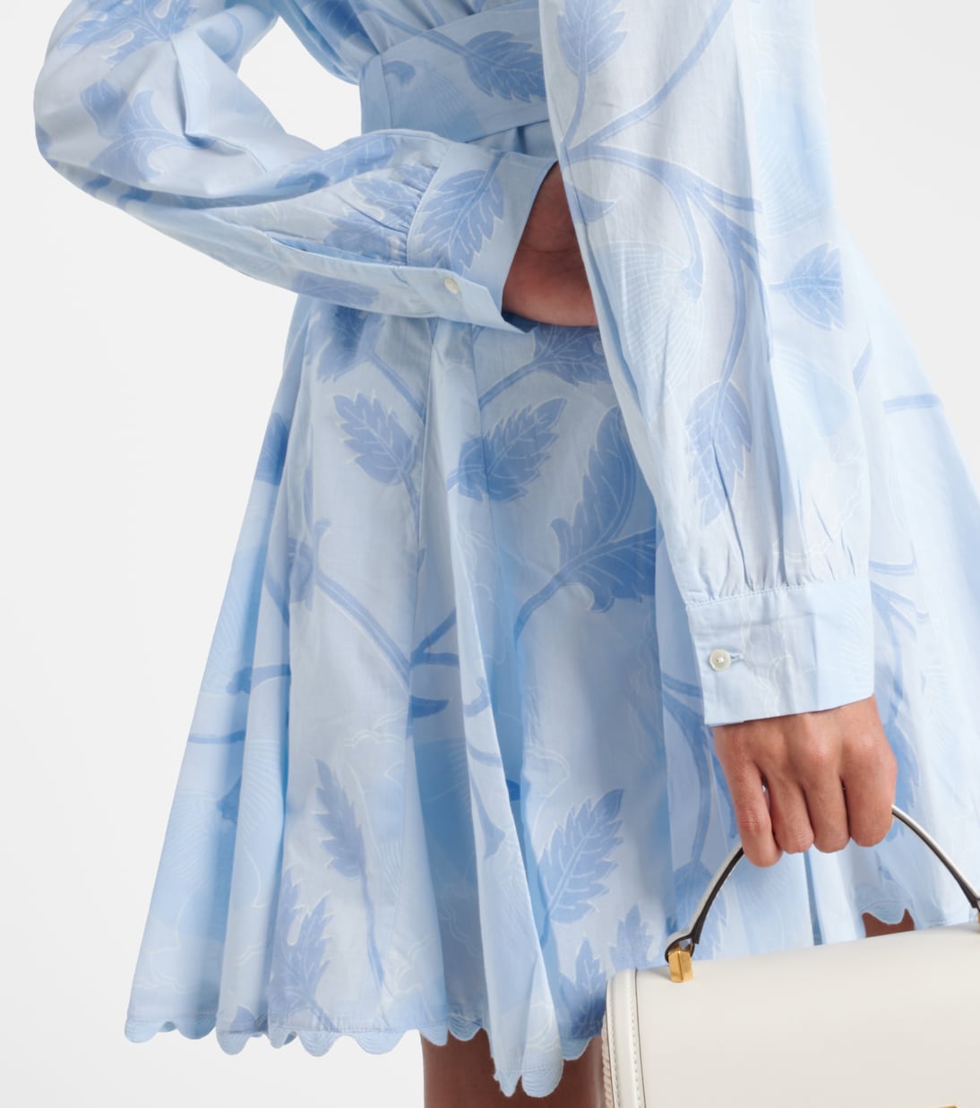 Robe chemise en coton à fleurs | Juliet Dunn