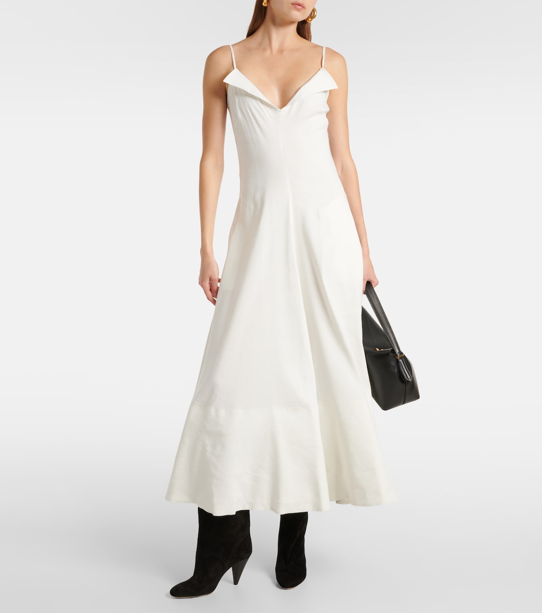 Bottes Cone 90 en daim | Proenza Schouler