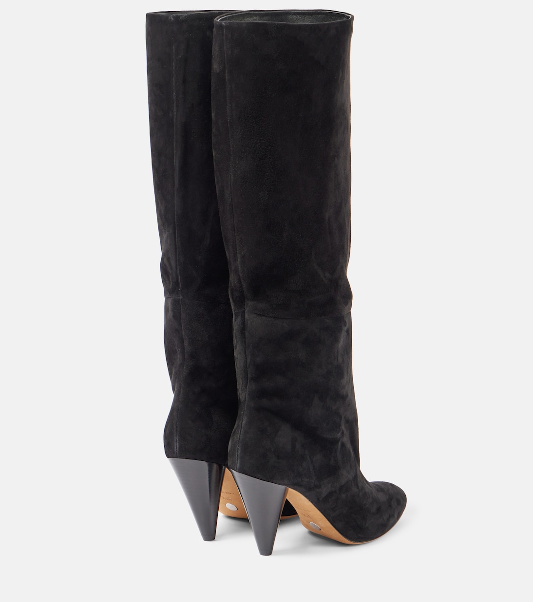 Bottes Cone 90 en daim | Proenza Schouler