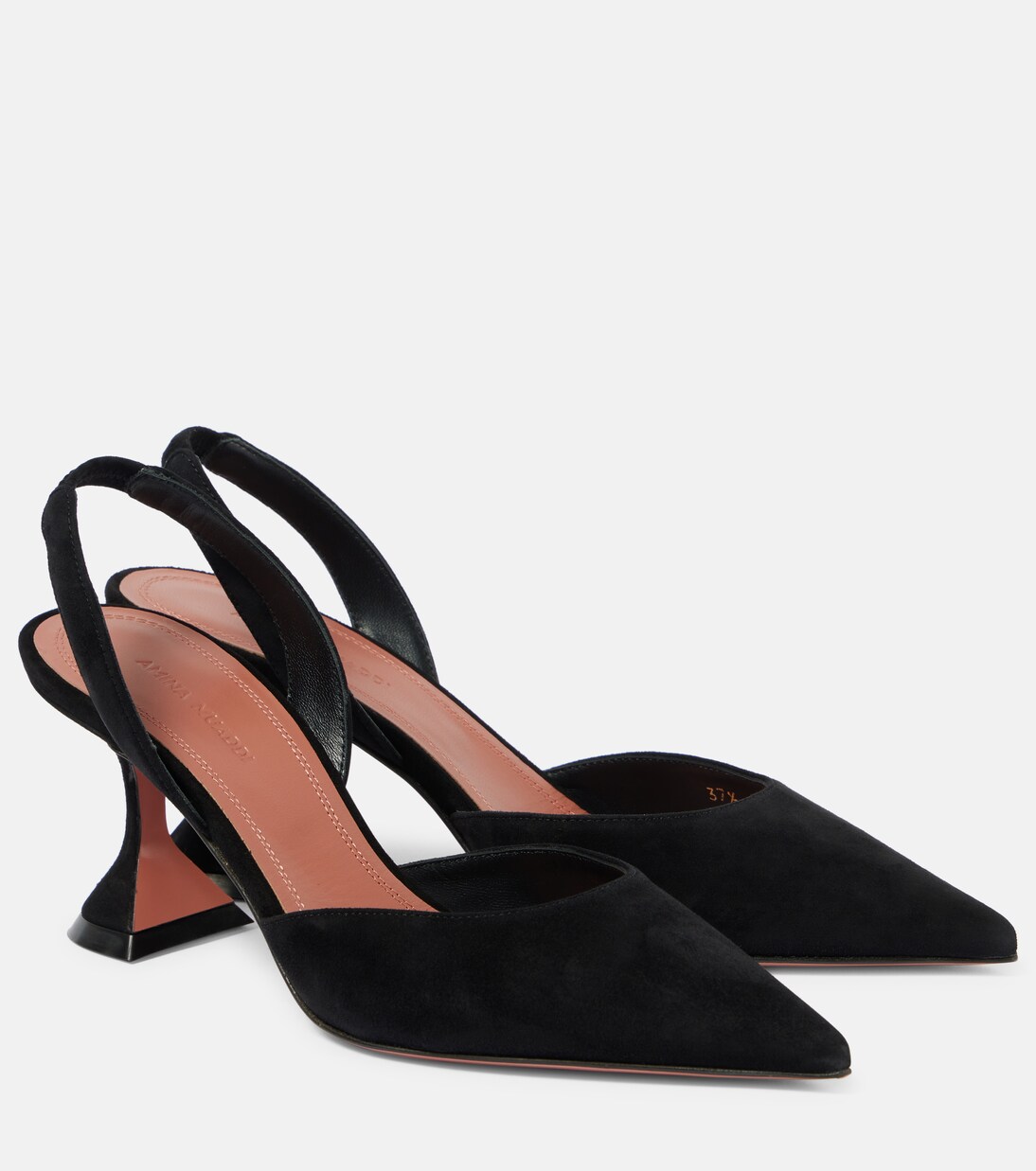 Holli 70 suede slingback pumps | Amina Muaddi