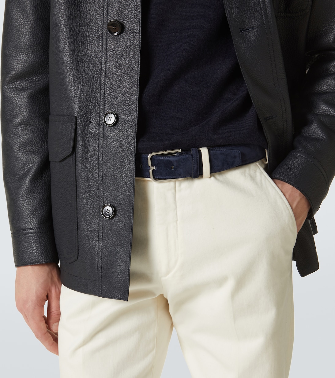 Suede belt | Berluti