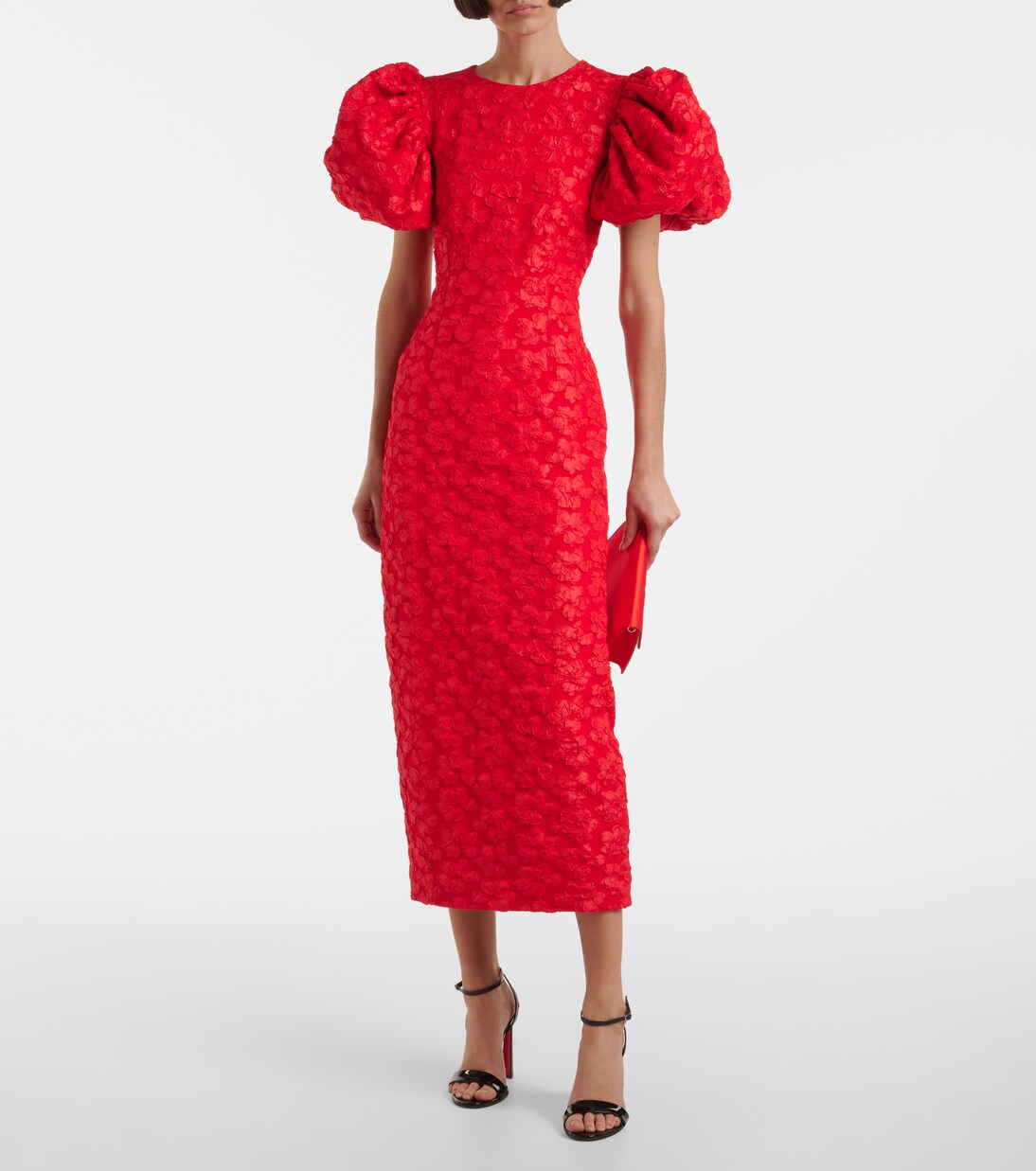 Jacquard midi dress | Rotate