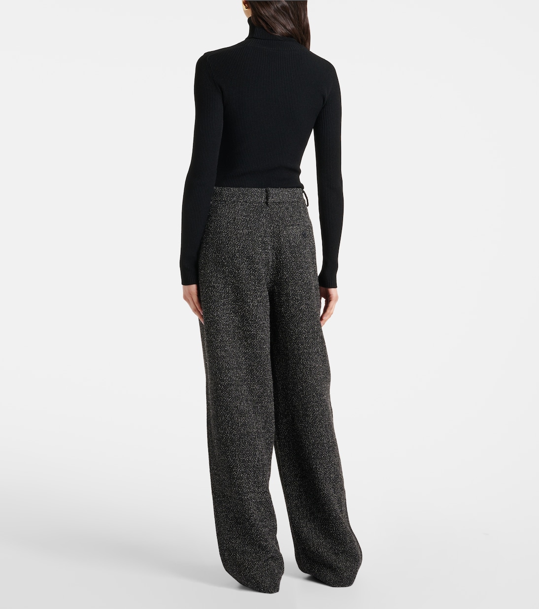 White Label Weite Hose Eleanor aus Tweed | Proenza Schouler
