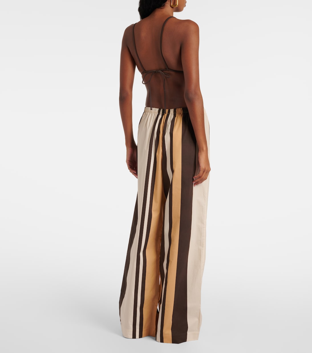 Pantalon ample Savanna en coton rayé | SIR