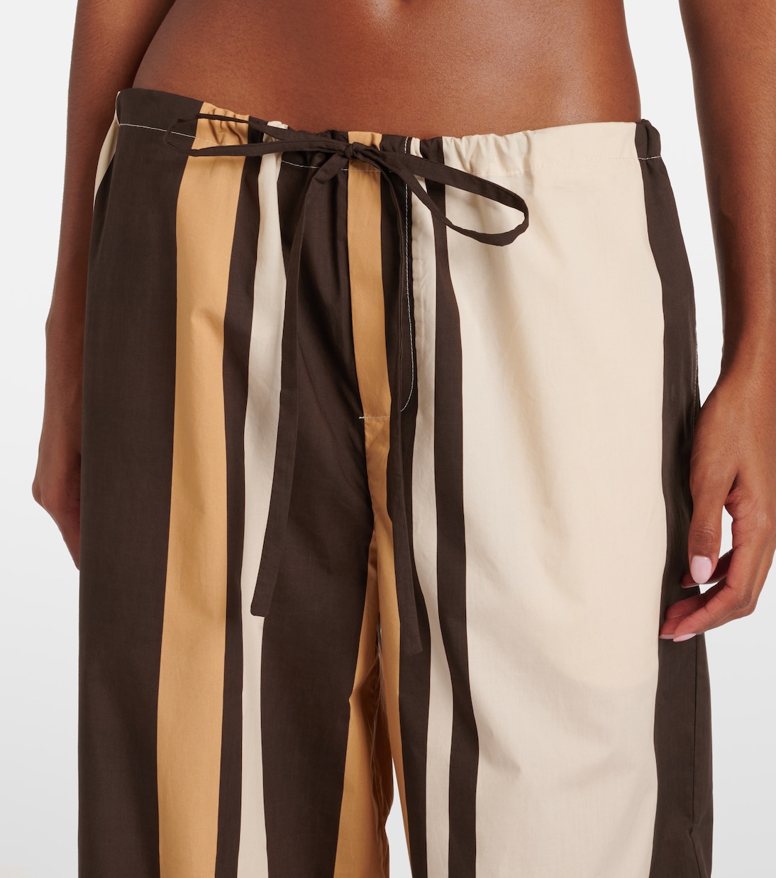Pantalon ample Savanna en coton rayé | SIR