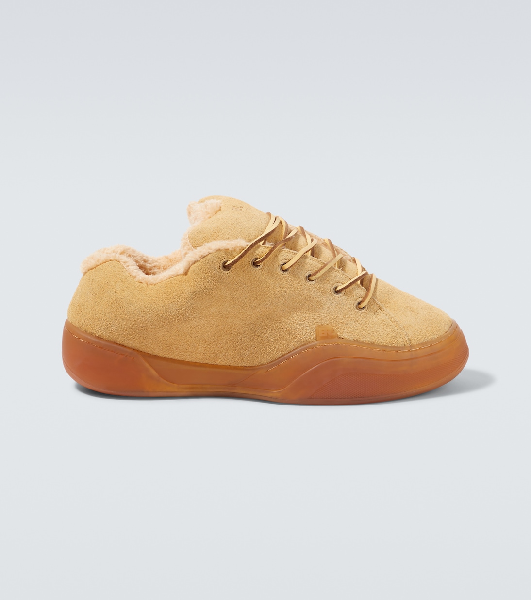 Sand Vamp shearling-lined suede sneakers | ERL