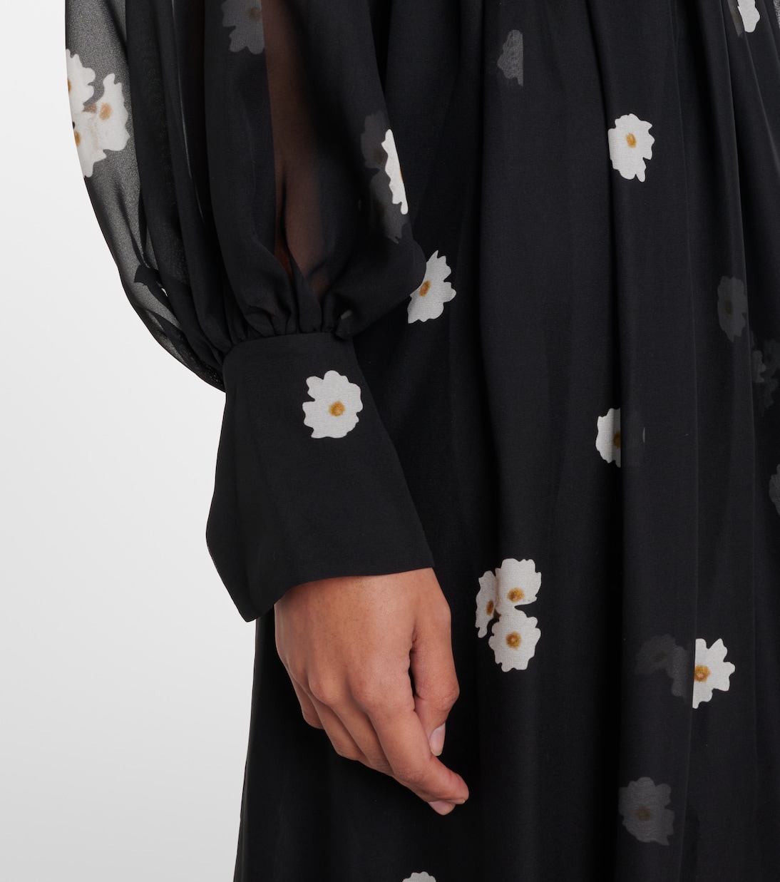 Robe longue en soie | Erdem