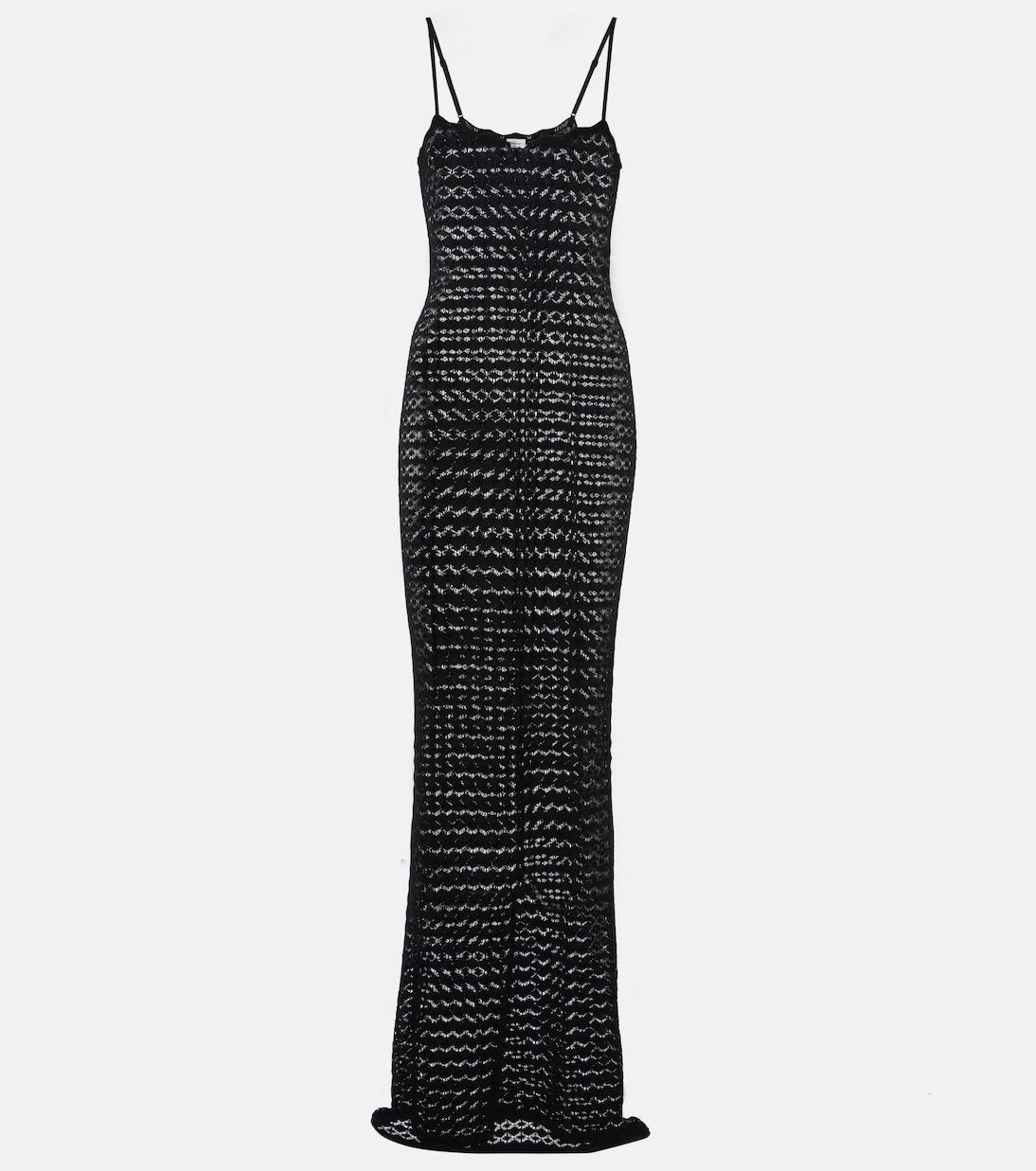 Pointelle maxi dress | Saint Laurent