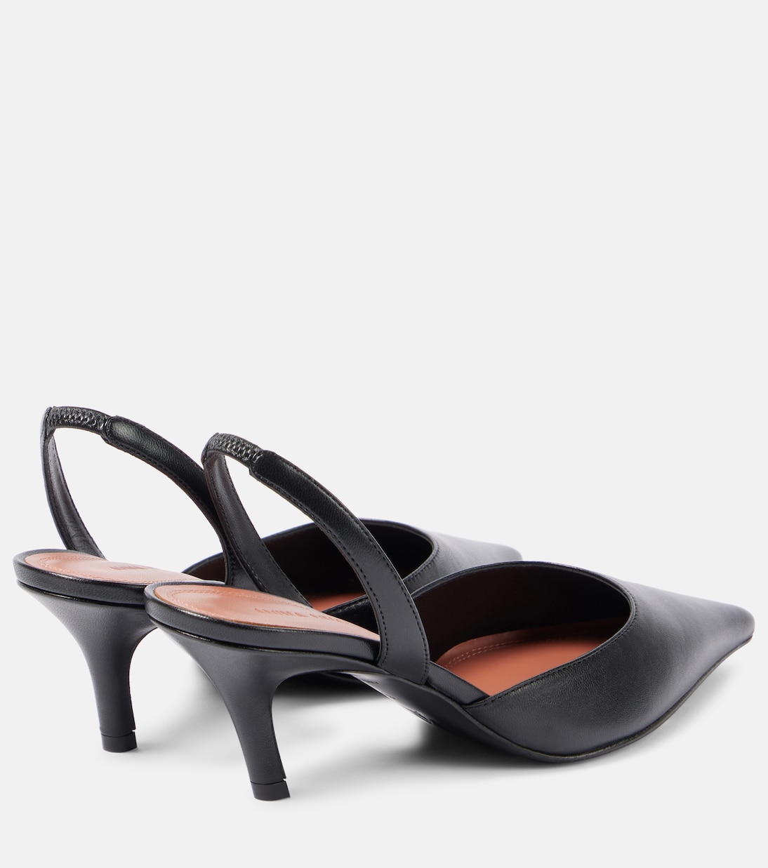 Sofia leather slingback pumps | Amina Muaddi