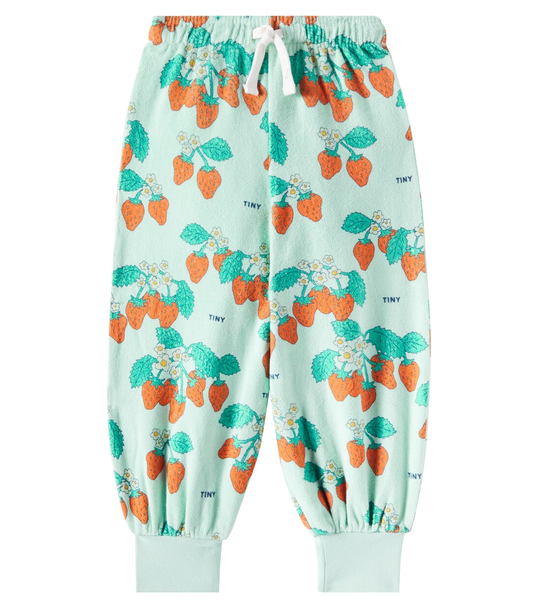 Strawberries cotton terry sweatpants | Tinycottons
