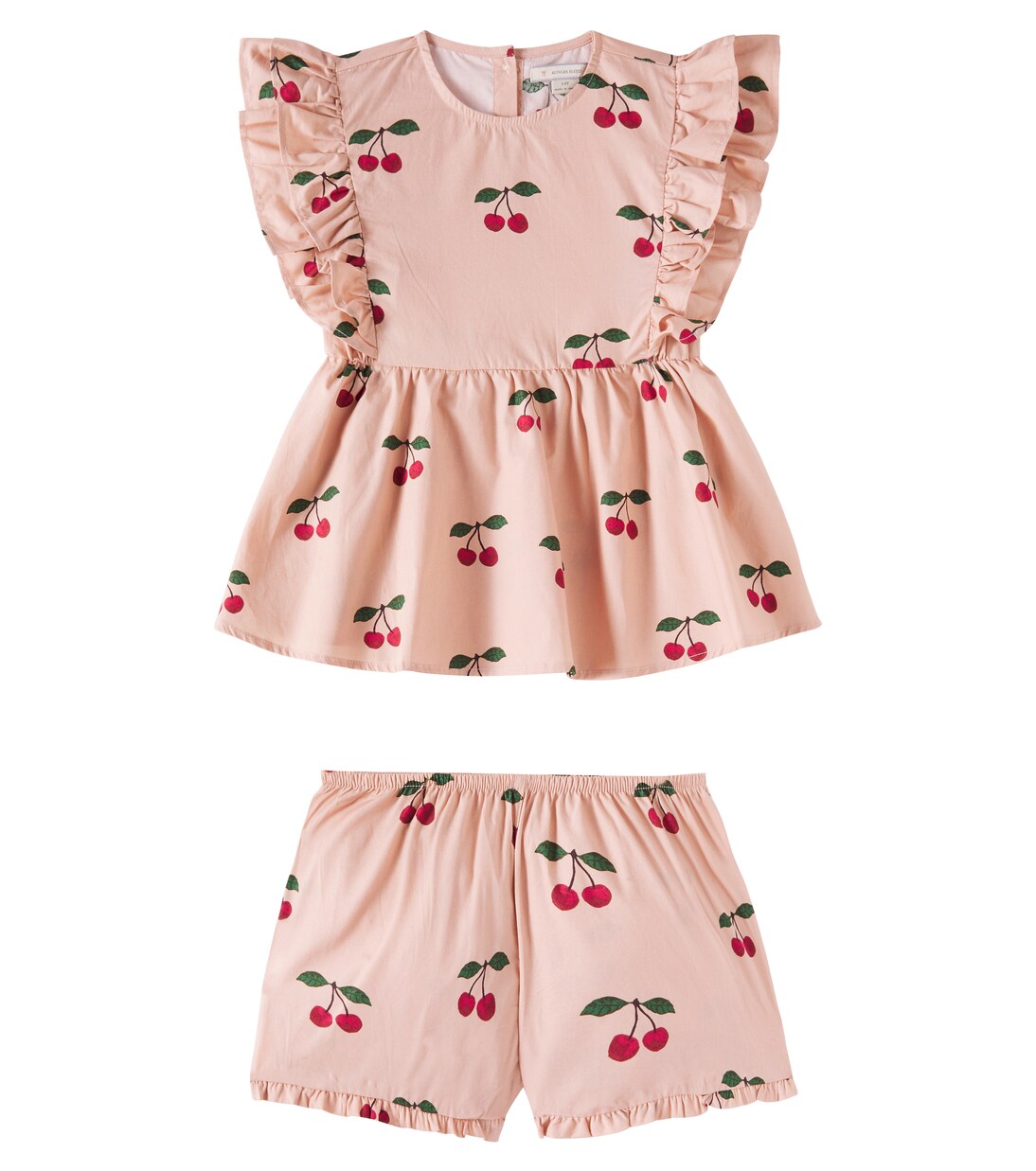 Verbena printed cotton top and shorts set | Konges Sløjd