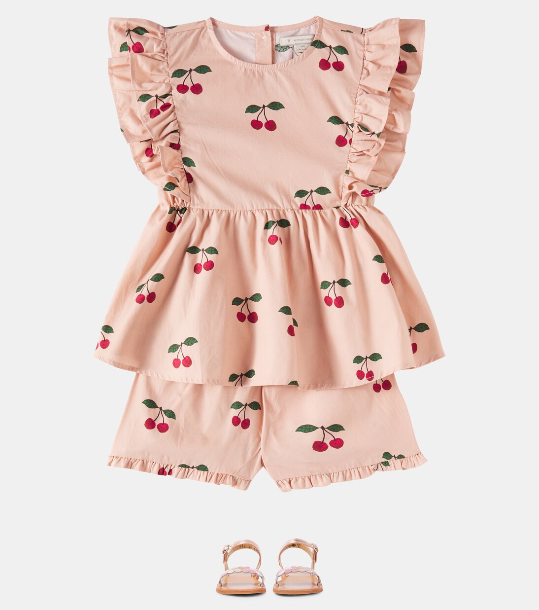 Verbena printed cotton top and shorts set | Konges Sløjd