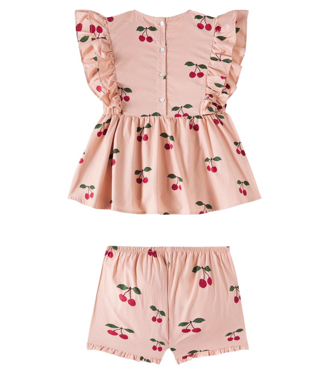 Verbena printed cotton top and shorts set | Konges Sløjd