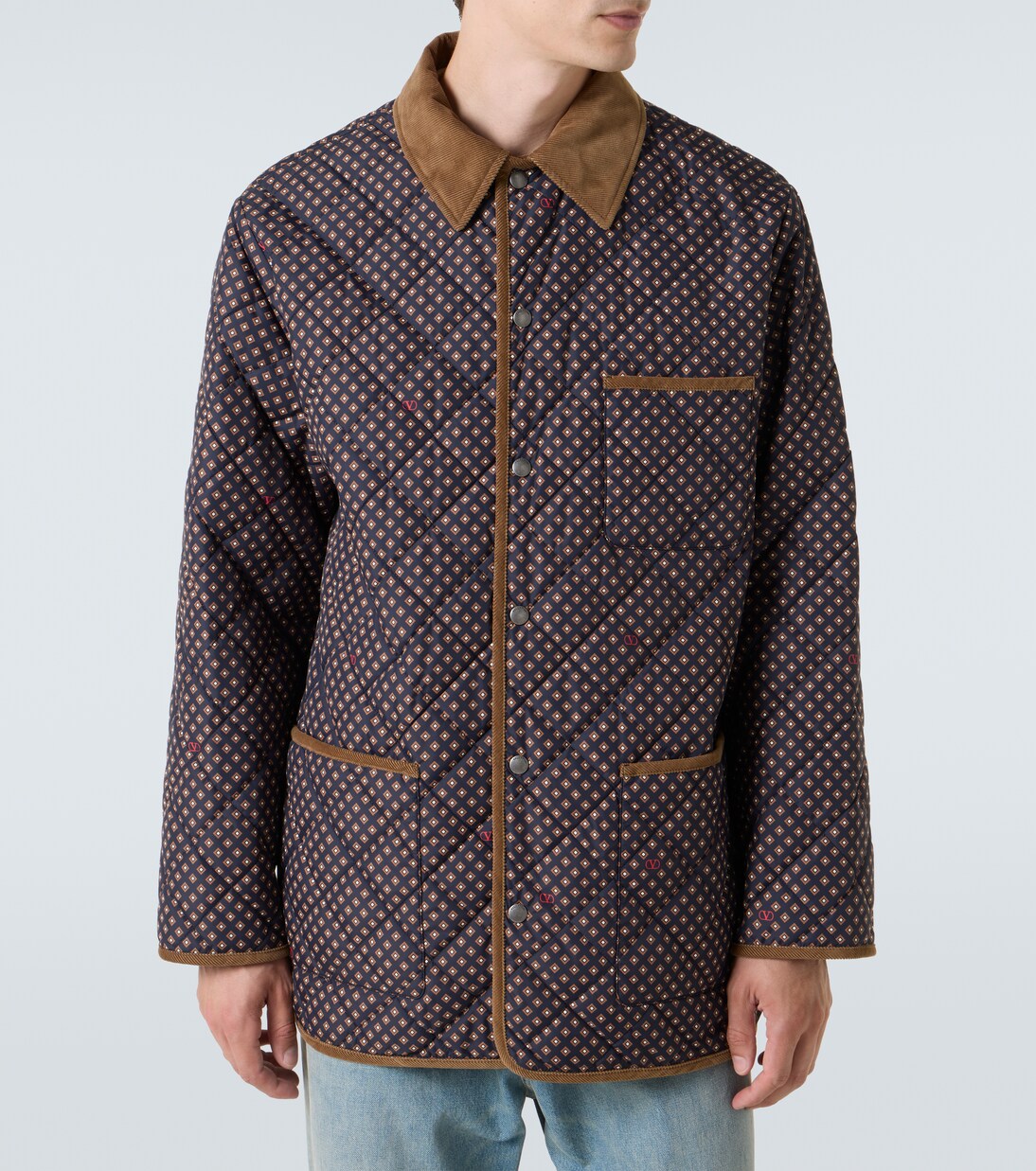Polka-dot quilted jacket | Valentino