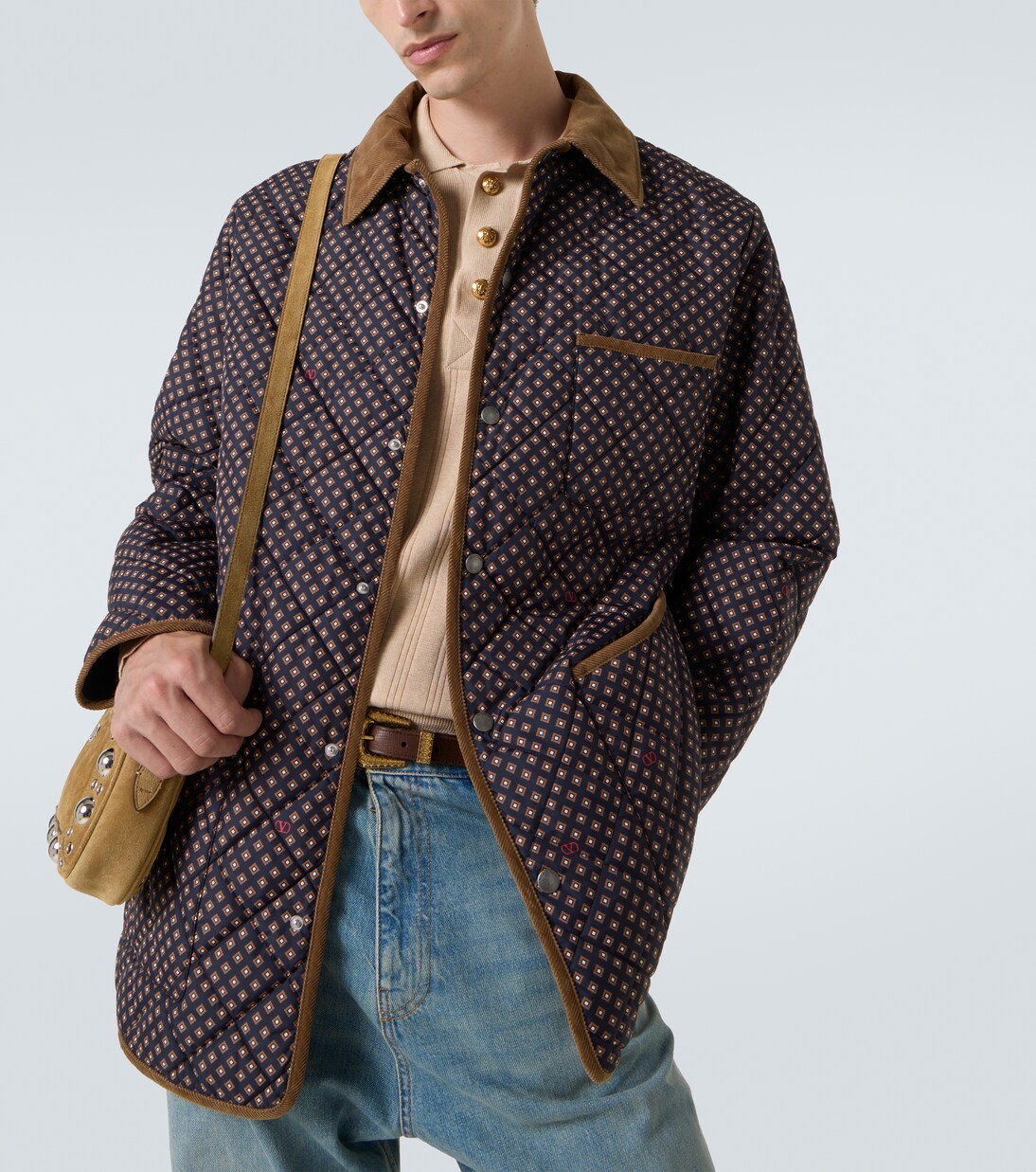 Polka-dot quilted jacket | Valentino