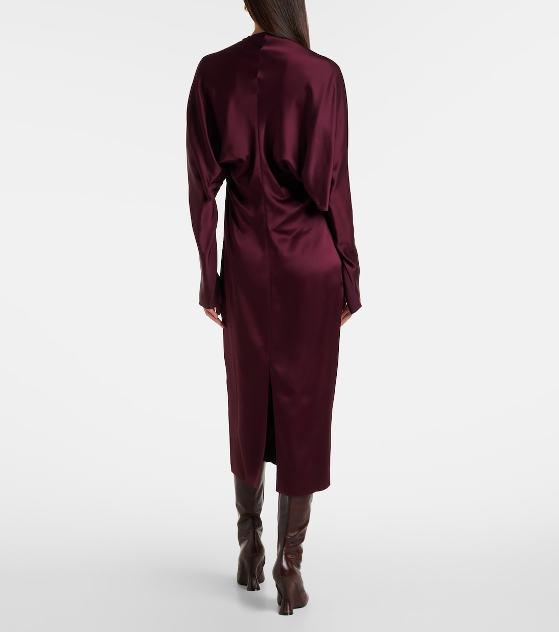 Robe midi en satin | Stella McCartney