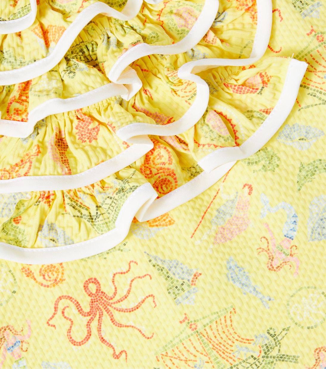 Costume intero Bumby Aman con stampa e volant | Marysia Bumby