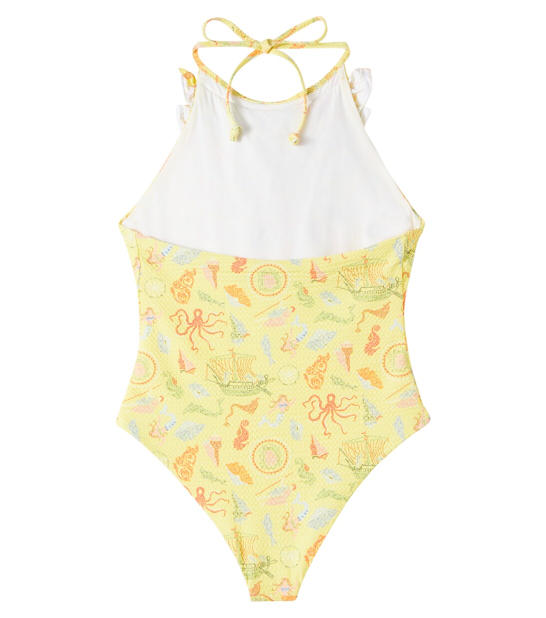 Costume intero Bumby Aman con stampa e volant | Marysia Bumby