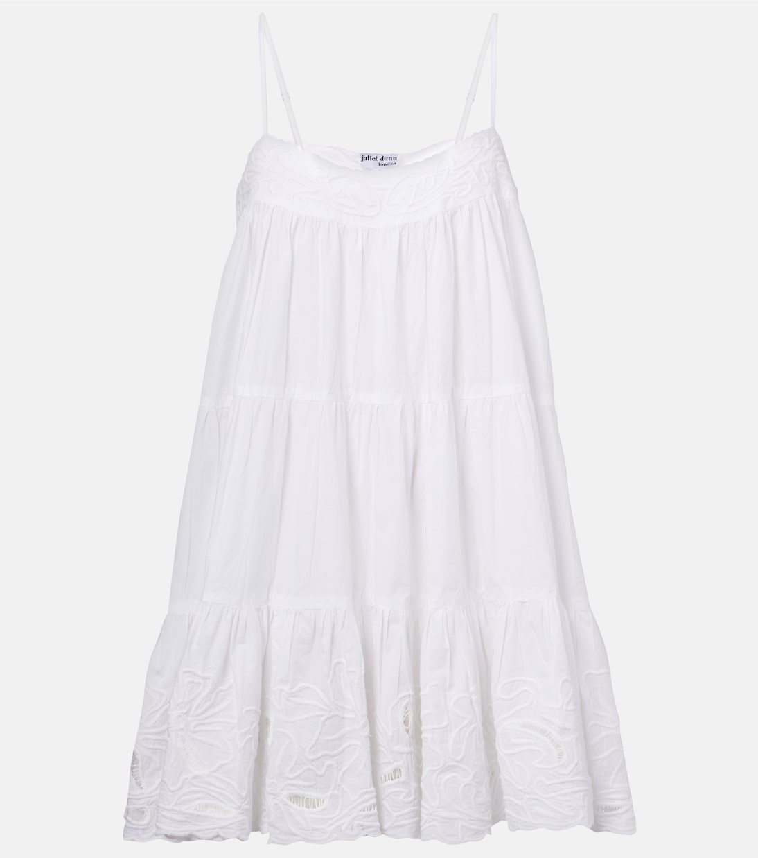 Robe brodée en coton | Juliet Dunn