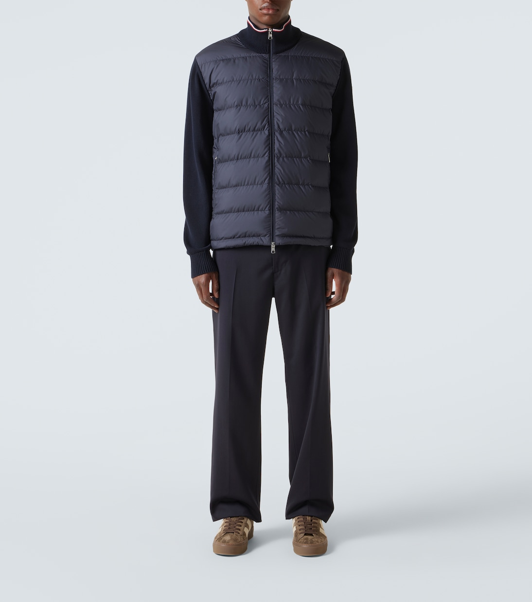 Down-paneled cotton cardigan | Moncler