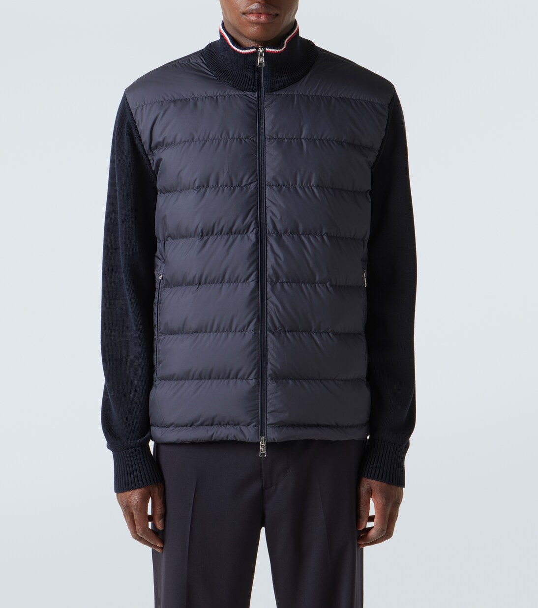 Down-paneled cotton cardigan | Moncler