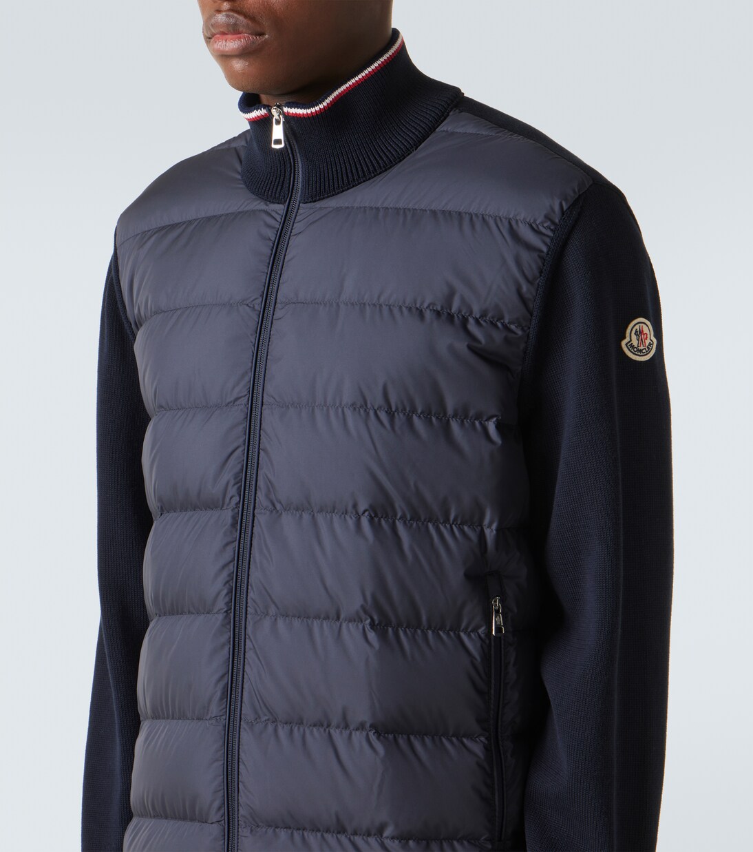 Down-paneled cotton cardigan | Moncler