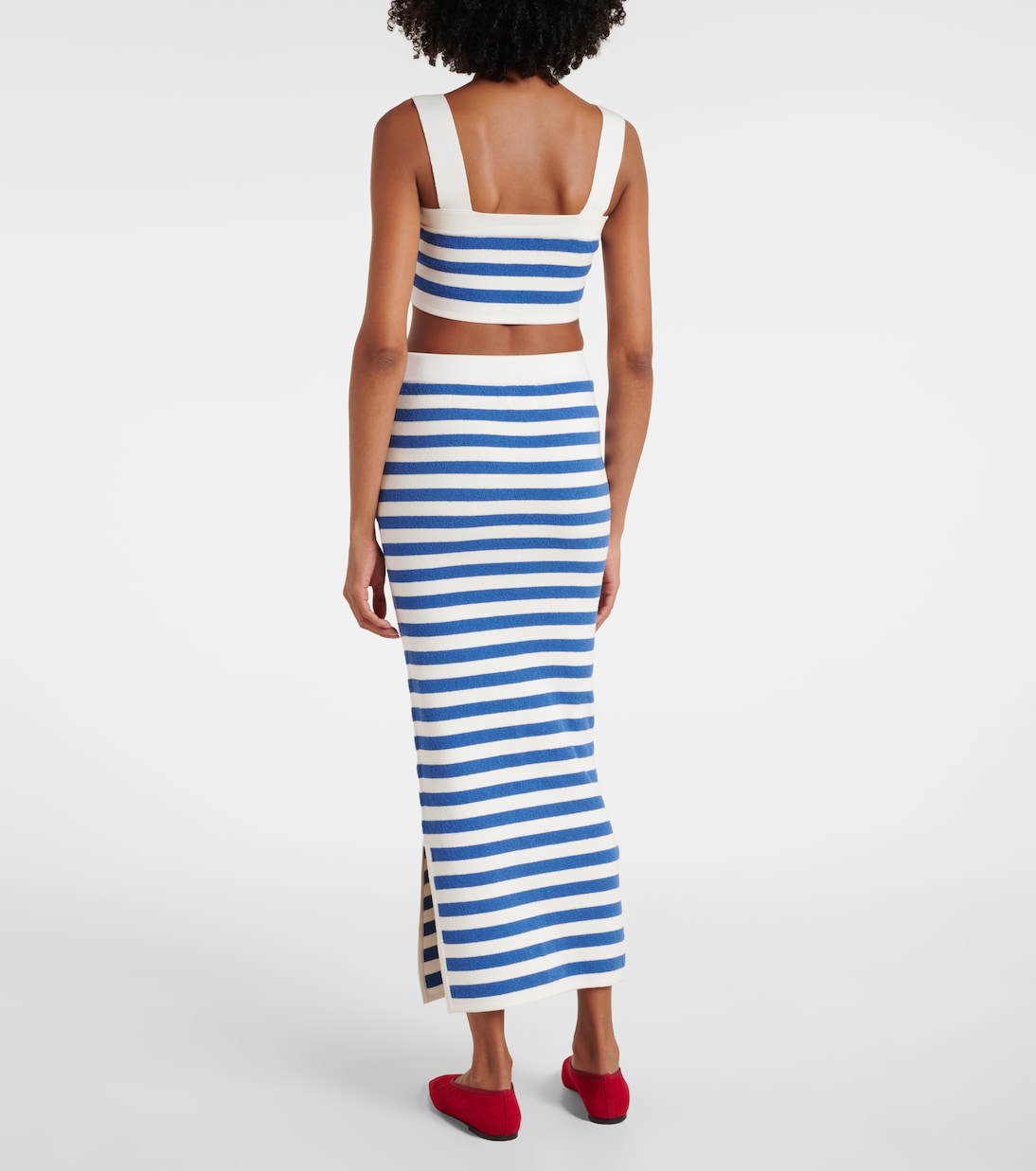 Jupe crayon Ari rayée | Posse