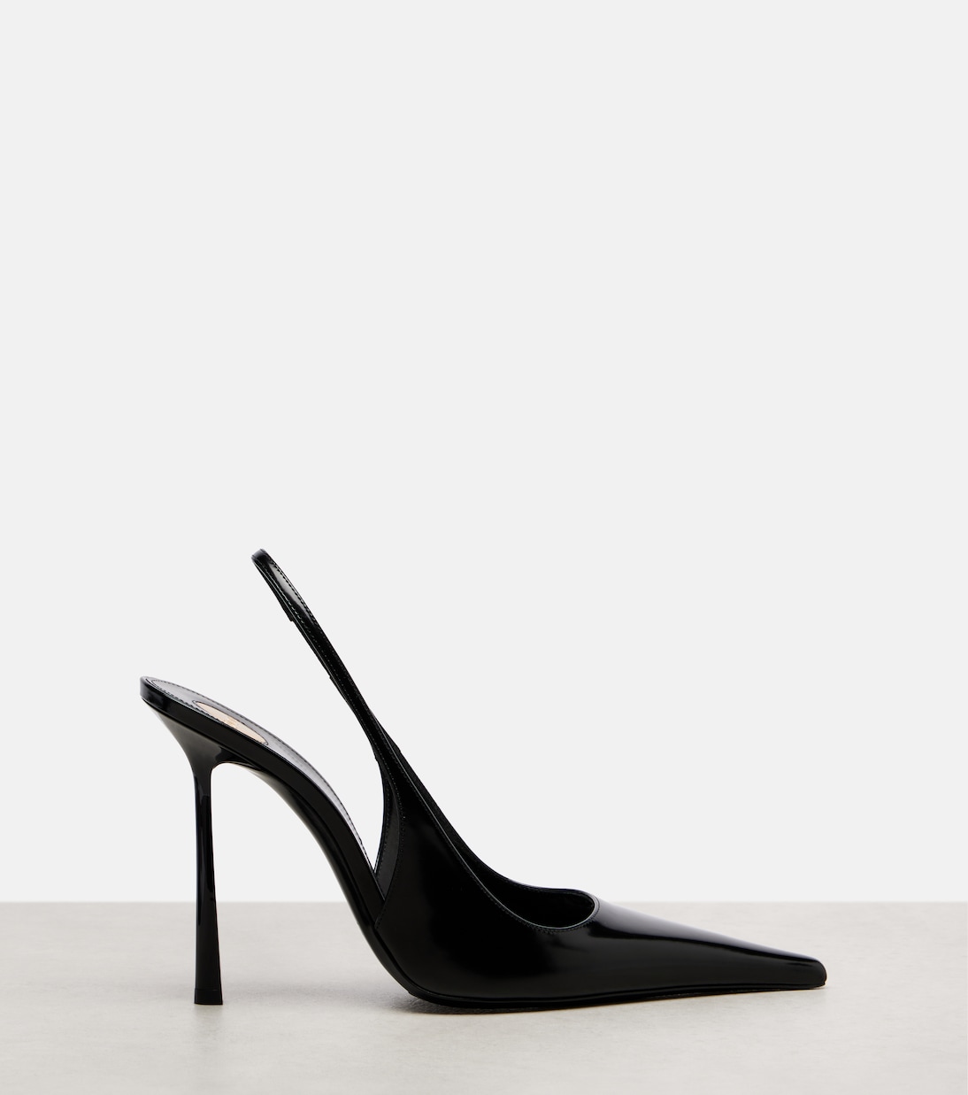 Vendome 110皮革露跟高跟鞋 | Saint Laurent