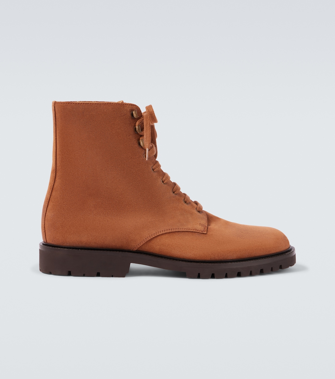 Suede lace-up boots | Brunello Cucinelli
